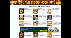 Desktop Screenshot of gamesfood.com